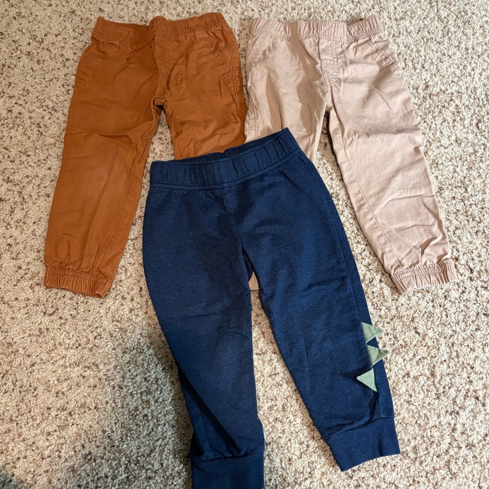 Carters Boys 2T pants bundle